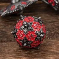 Metal Dice Of Red Choas
