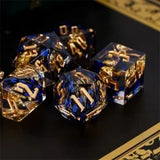 Kenku Gold Critical Role Inspired Dice Set