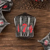 Metal Dice Of Red Choas